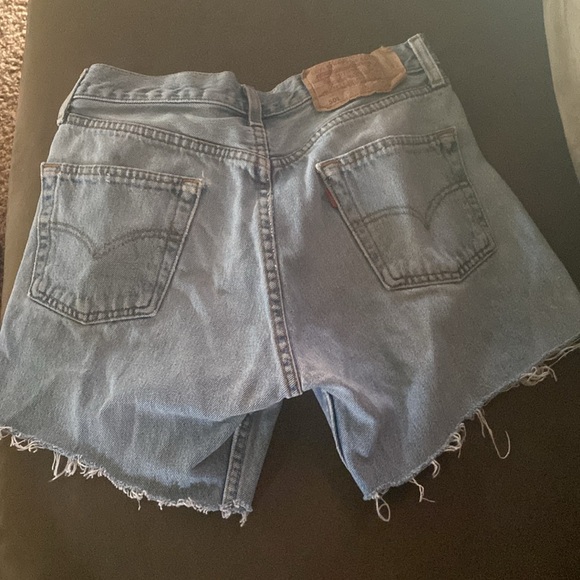 vintage Levi 501 cut offs, distressed size 30 - Picture 1 of 10